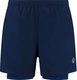 Luźnespodenkidobiegania2w1RogelliESSENTIAL,niebieskie