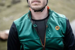 UltralekkakurtkarowerowaRogelliCADENCEbezocieplenia,khaki-czarno-pomarańczowa