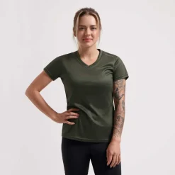 DamskakoszulkafunkcyjnaRogelliPROMOTIONLady,khaki