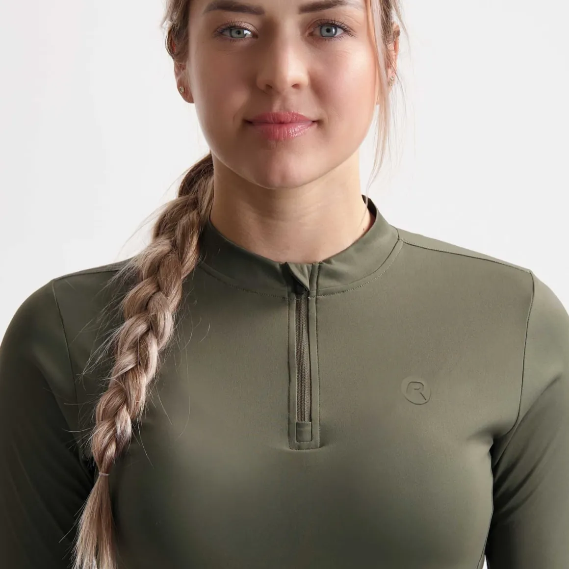 DamskakoszulkarowerowaRogelliCOREzkrótkimrękawem,khaki