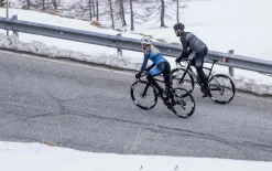 DamskiespodnieroweroweRogelliIMPRESSIIzżelowąwkładkąrowerową,czarno-niebiesko-różowe