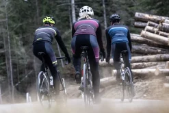 DamskiespodnieroweroweRogelliIMPRESSIIzżelowąwkładkąrowerową,bordowo-różowe