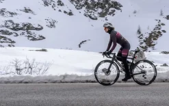 DamskiespodnieroweroweRogelliIMPRESSIIzżelowąwkładkąrowerową,bordowo-różowe