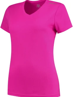 FunkcjonalnakoszulkaRogelliPROMOTIONLadydamska,różowaodblaskowa
