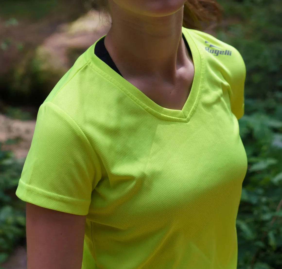 FunkcjonalnekoszulkiRogelliPROMOTIONLADYdamskie-2szt.różnerozmiary,żółteodblaskowe