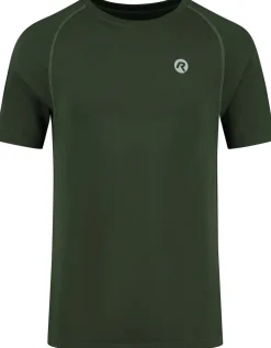 FunkcyjnakoszulkabezszwowaRogelliESSENTIAL,khaki