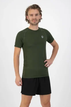 FunkcyjnakoszulkabezszwowaRogelliESSENTIAL,khaki