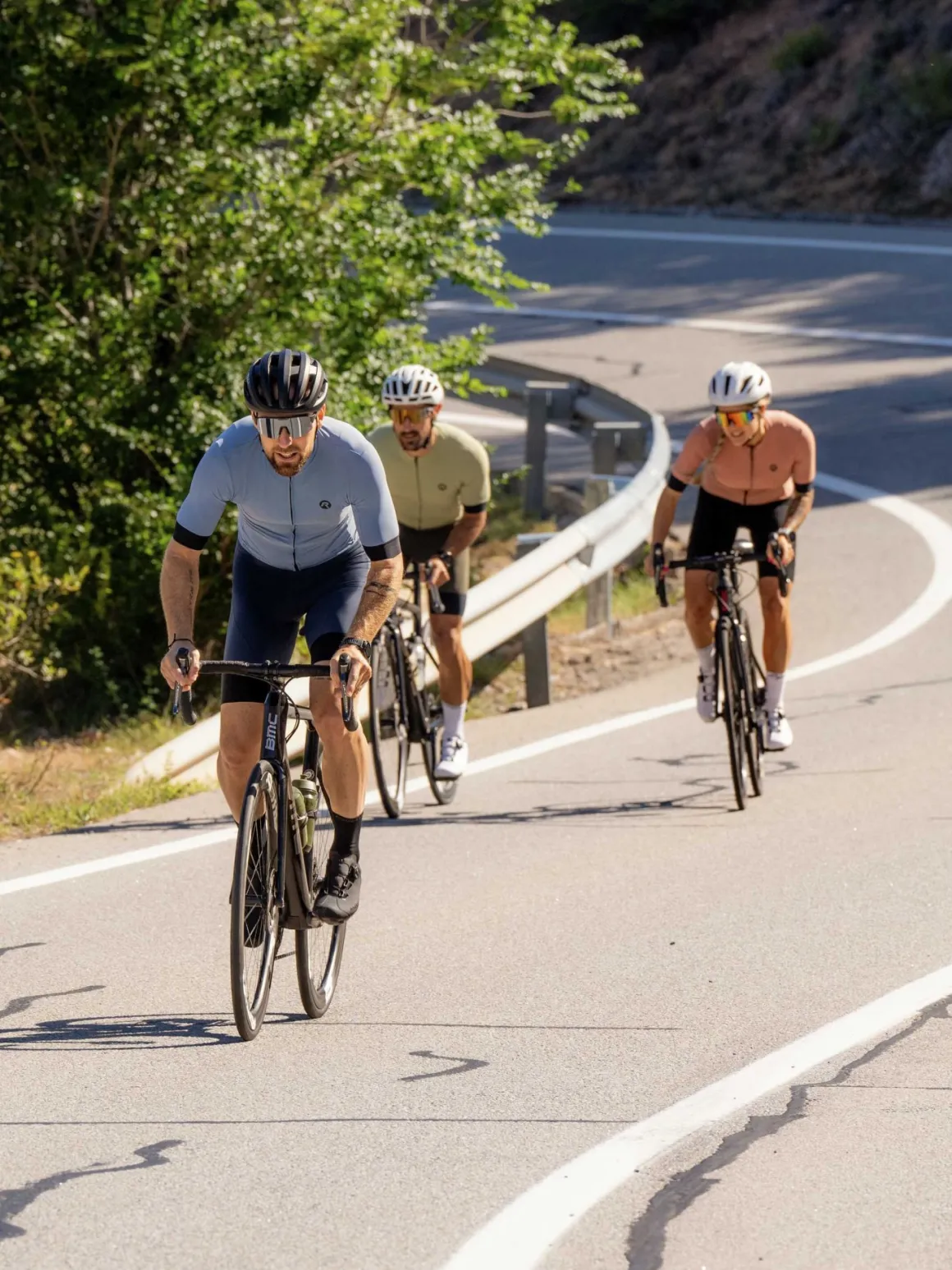 KoszulkakolarskaRogelliSIGNATURE,niebieska