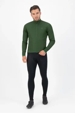 KurtkasoftshellRogelliESSENTIALzpanelamioddychającymi,zielona