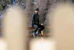LekkakurtkarowerowaRogelliMONOześrednimociepleniem,khaki-czarny