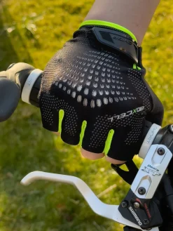 RękawiczkikolarskieChibaBIOXCELLSUPERFLY3D,czarno-żółte
