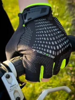 RękawiczkikolarskieChibaBIOXCELLSUPERFLY3D,czarno-żółte