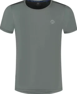 SportowakoszulkafunkcyjnaRogelliCORE,szara-khaki