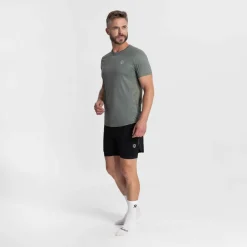 SportowakoszulkafunkcyjnaRogelliCORE,szara-khaki