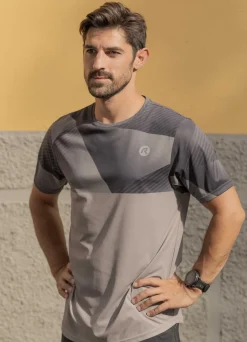SportowakoszulkaRogelliRUSH,szara