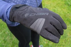 ZimowerękawiczkiroweroweChibaBIOXCELLWARMWINTERzwodoodpornąmembraną,czarne